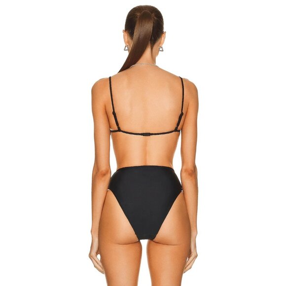 SIR. Roy Balconette Bikini Top in Black - Picture 3 of 4